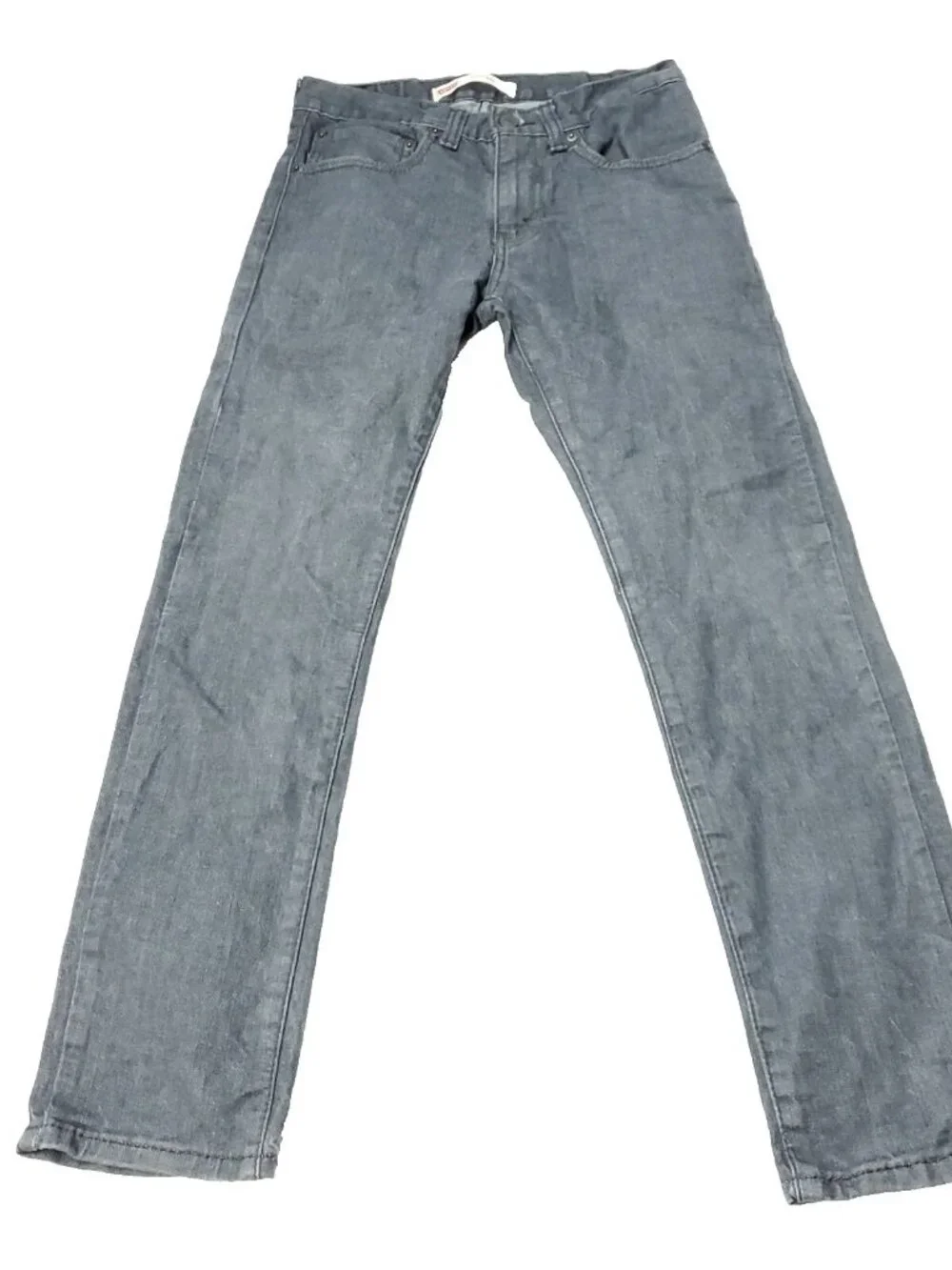 Levis 510 Skinny Jeans Boys 16 Regular 28x28 Gray Cotton Casual Skater